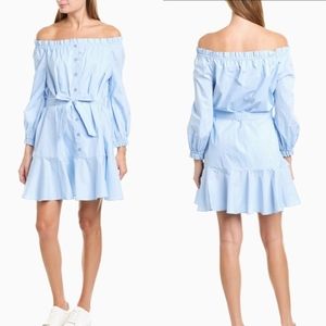 NWT Vetiver Off the Shoulder Flounce Dress